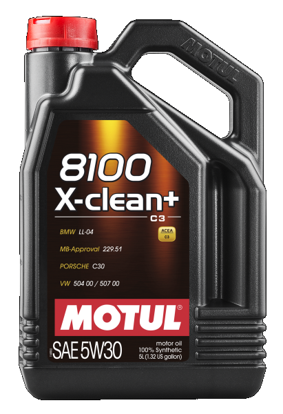 Motorolje MOTUL 106377 5W-30 8100 X-CLEAN+ C3 5L