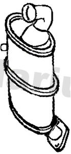 Filtr sadzy / filtr cząstek stałych, układ wydechowy KLARIUS 51867608