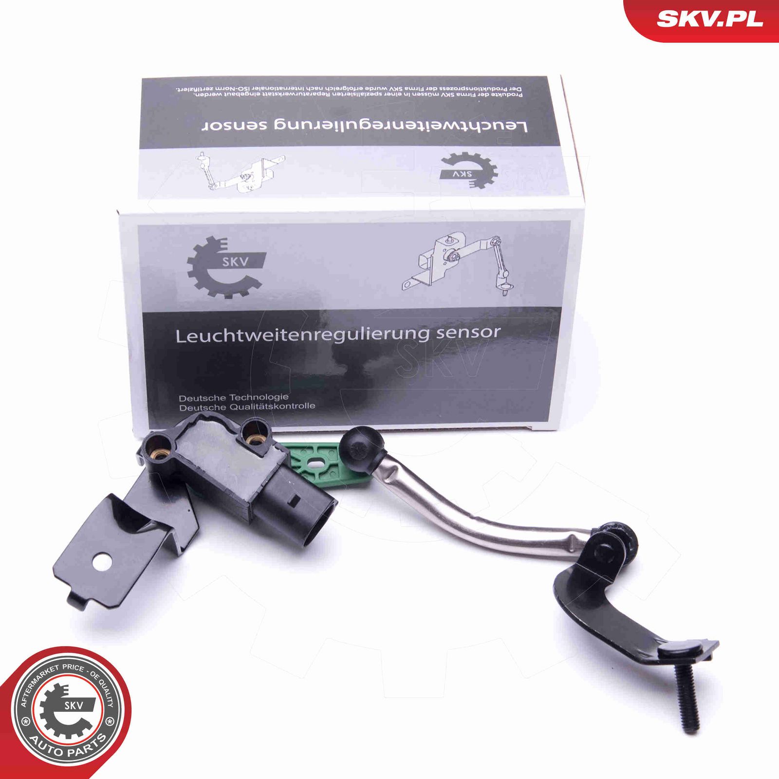 Sensors, lukturu augstuma regulēšana