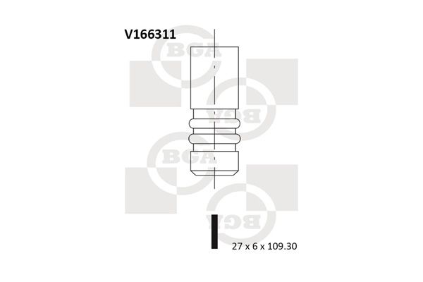 Zawór wydechowy BGA V166311