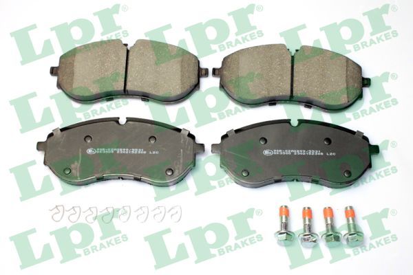 Zestaw klocków hamulcowych, hamulce tarczowe LPR 05P2308