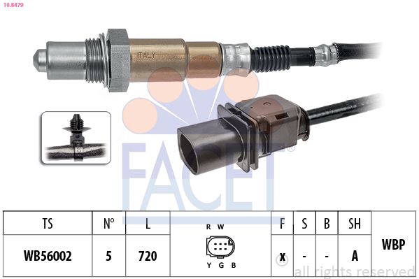 Sonda lambda FACET 10.8479