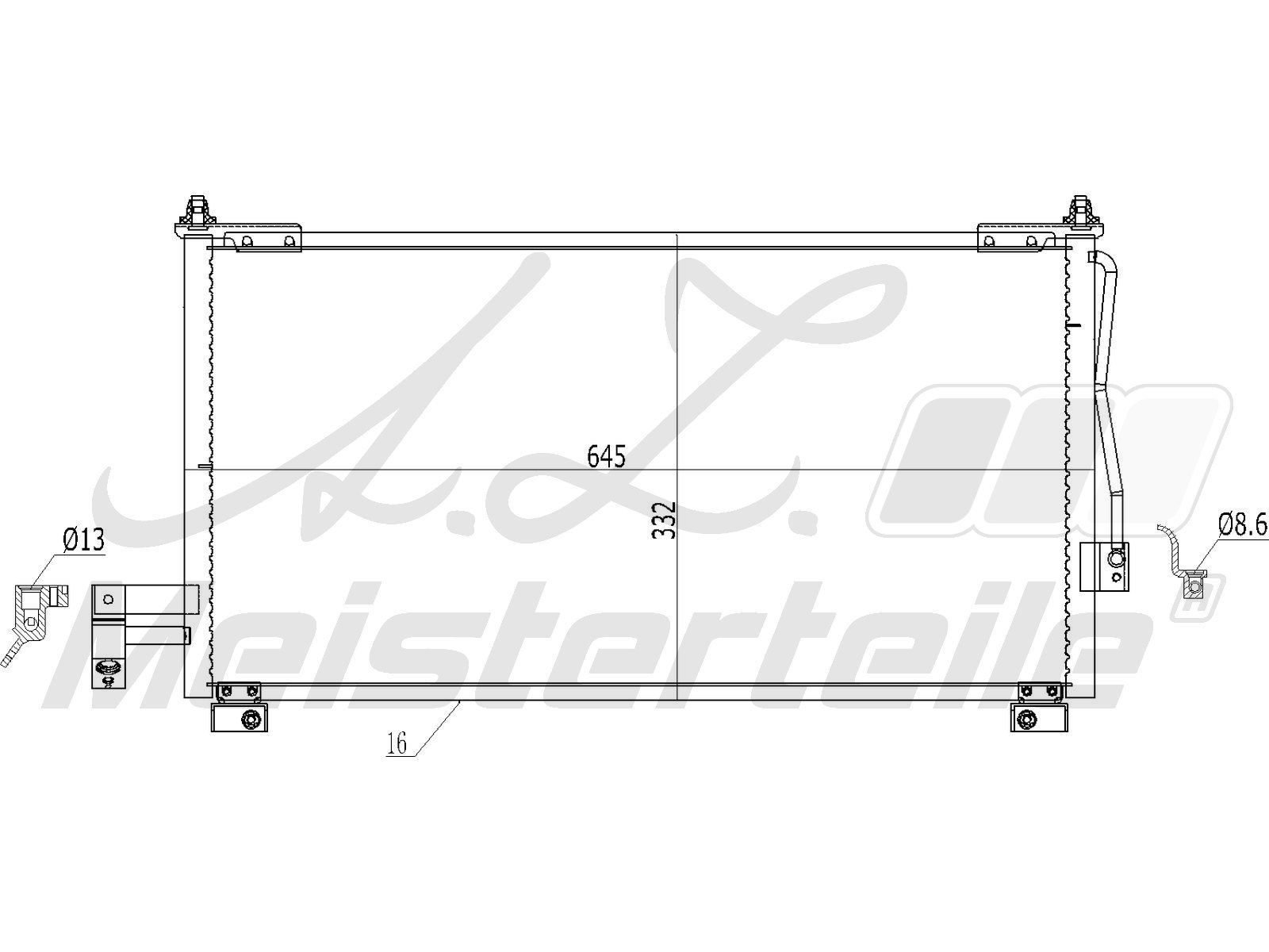 V32-62-0004 CONDENSEUR, CLIMATISATI