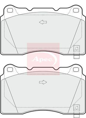 Apec - Front Brake Pad Set