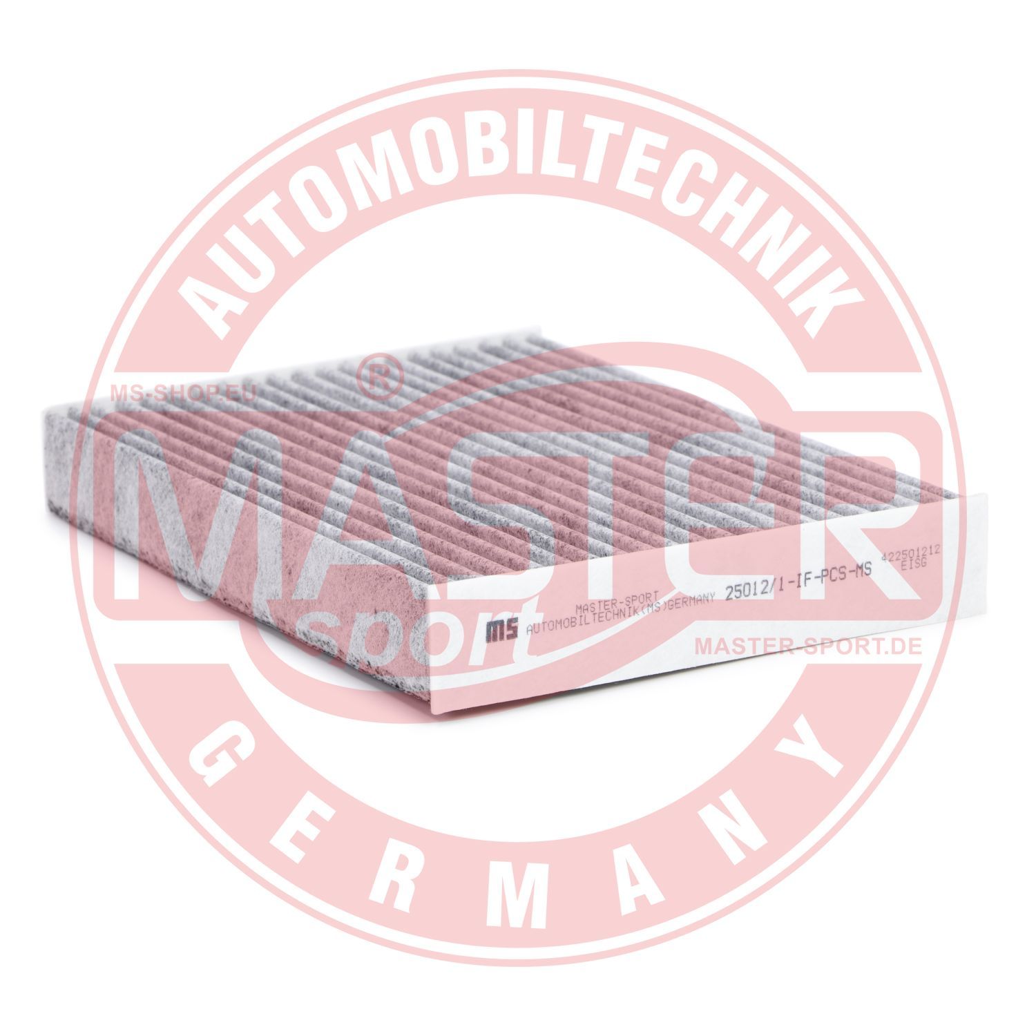 Filtr, wentylacja przestrzeni pasażerskiej MASTER-SPORT GERMANY 25012/1-IF-PCS-MS