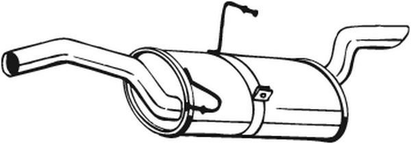 Tłumik końcowy BOSAL 190-101