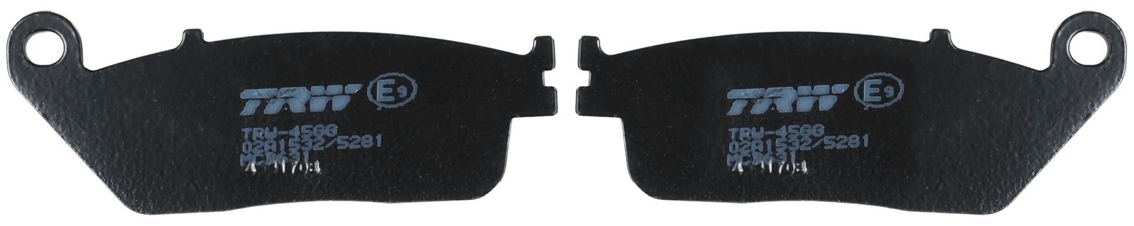 set placute frana,frana disc TRW Organic Allround MCB631
