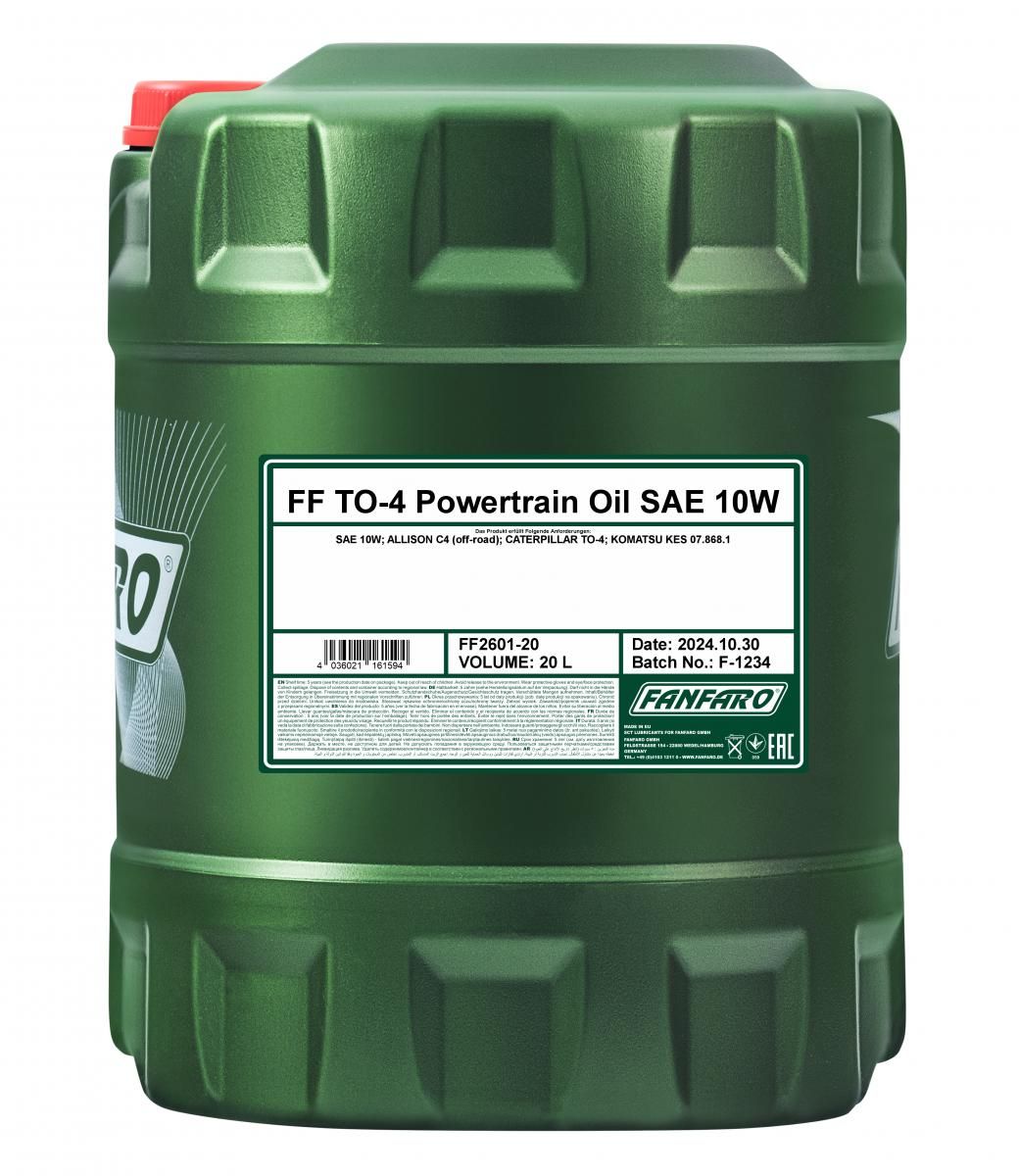 Motorový olej SCT - MANNOL FANFF2601-20