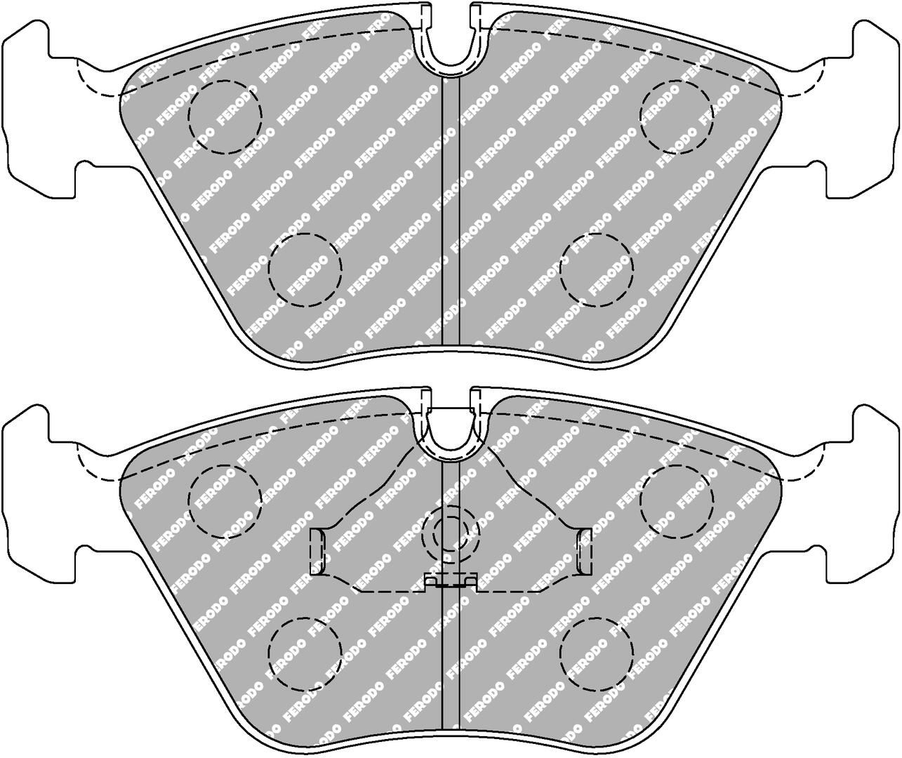 set placute frana,frana disc FERODO FCP779W