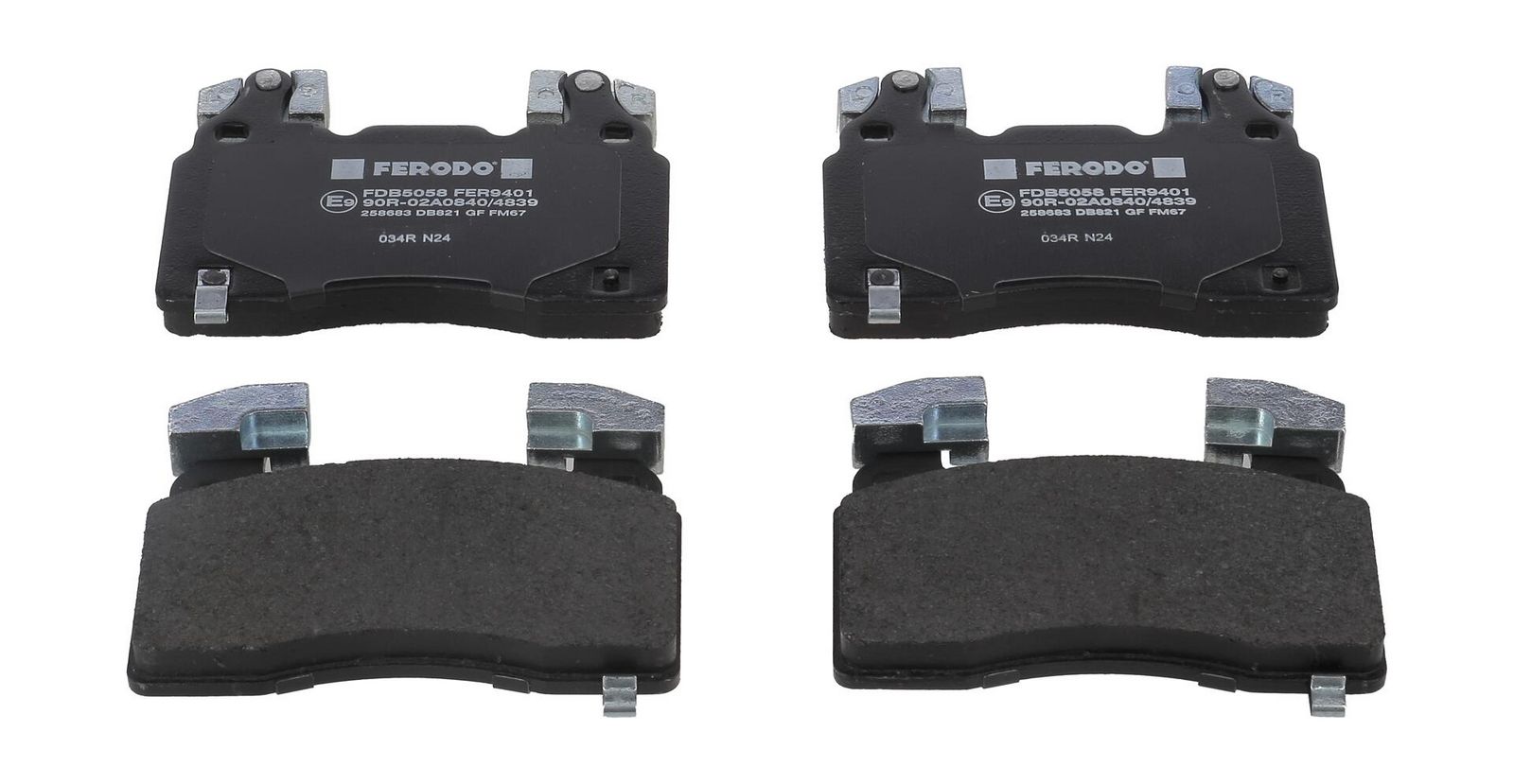 set placute frana,frana disc FERODO FDB5058