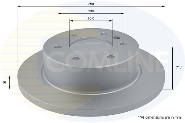 Tarcza hamulcowa COMLINE ADC1639