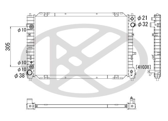 Radiator, racire motor KOYORAD PL061556