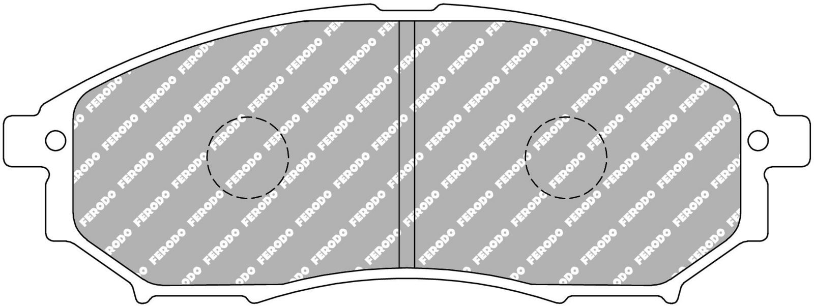 set placute frana,frana disc FERODO FCP1690H