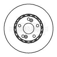 Tarcza hamulcowa BORG & BECK BBD4914