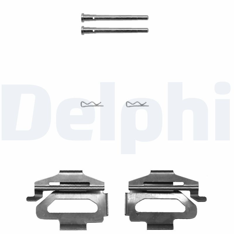 Zestaw akcesoriów, klocki hamulcowe DELPHI LX0380