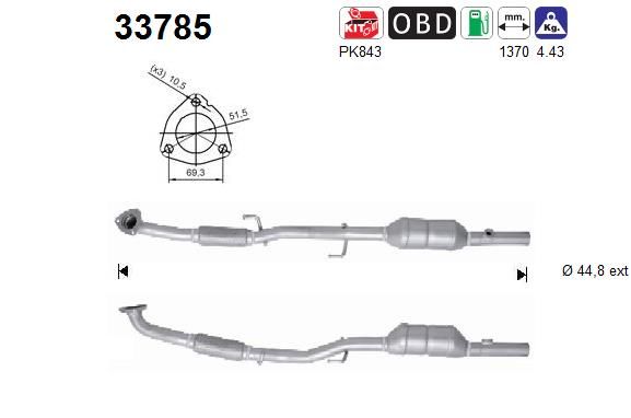 Katalizator AS 6Q0253059HD