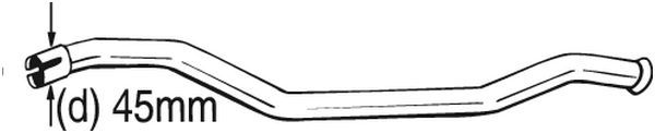 Zestaw naprawczy (rurowy), katalizator BOSAL 889-169