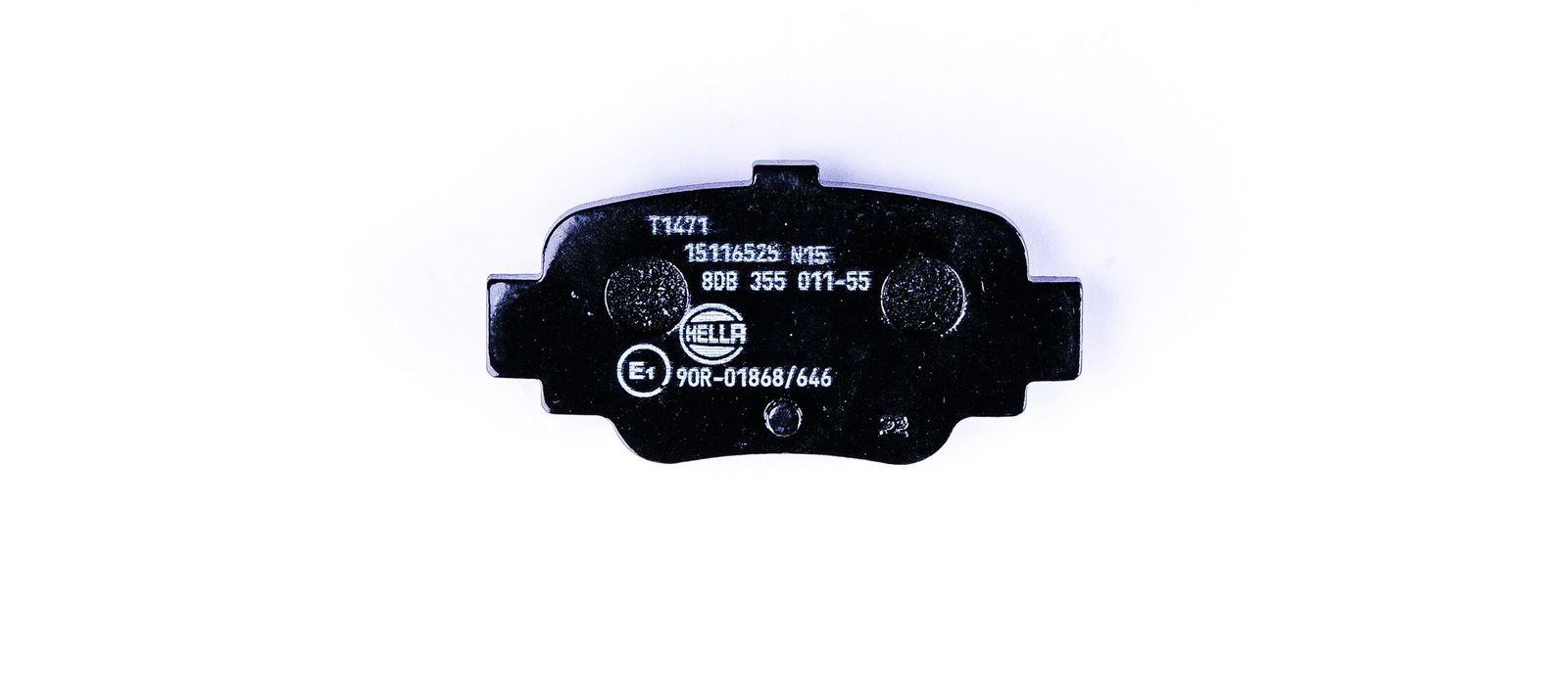 Levně Sada brzdových destiček, kotoučová brzda HELLA PAGID 8DB 355 011-551