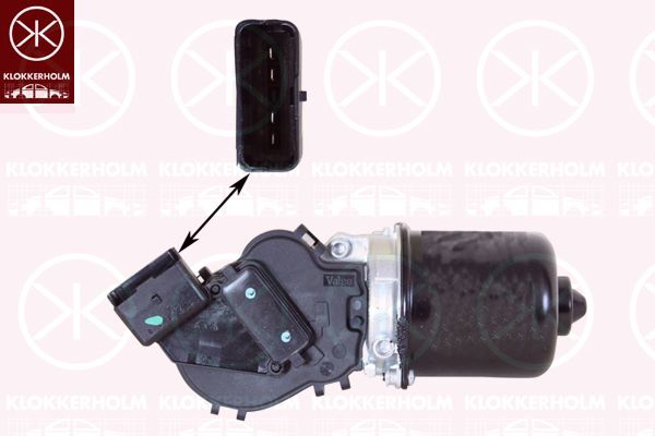 Silnik wycieraczek KLOKKERHOLM 60553270