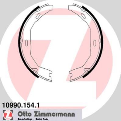Set saboti frana, frana de mana ZIMMERMANN 10990.154.1