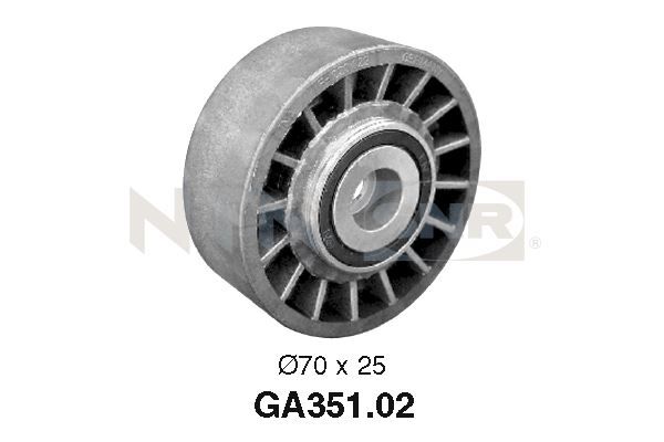 Rolka napinacza, pasek klinowy wielorowkowy SNR GA351.02