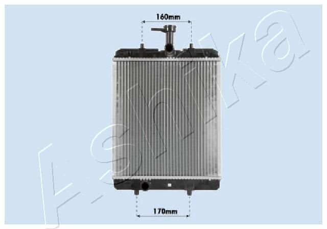 Chłodnica, układ chłodzenia silnika ASHIKA RDA033068