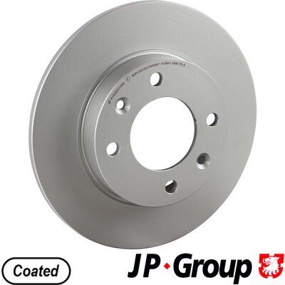 Tarcza hamulcowa JP GROUP 4163201500