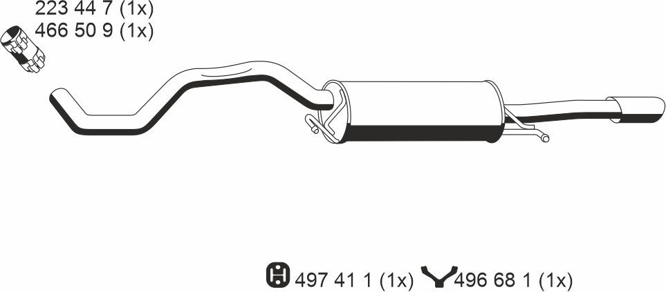 Toba esapament finala ERNST 243032