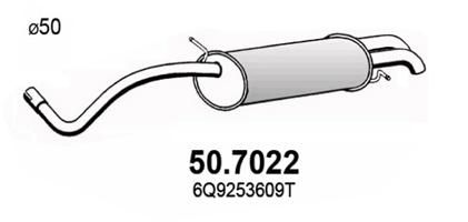 Tłumik końcowy ASSO 50.7022