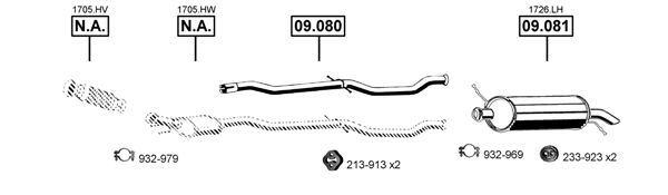 Układ wydechowy ASMET CI091015