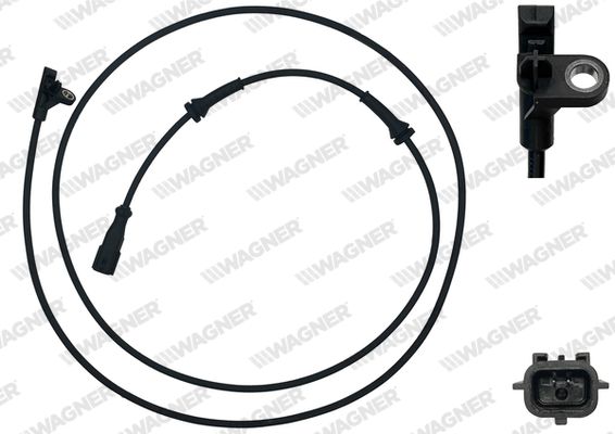 Czujnik, prędkość obrotowa koła WAGNER ABS00253