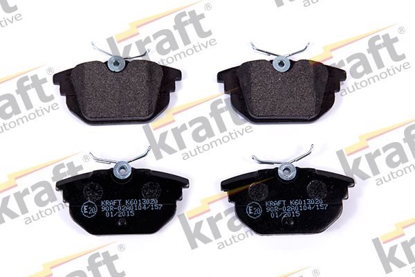 Sada brzdových destiček, kotoučová brzda KRAFT AUTOMOTIVE 6013020