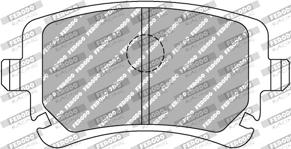 Zestaw klocków hamulcowych, hamulce tarczowe FERODO RACING FCP1655H