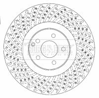 Tarcza hamulcowa BORG & BECK BBD5779S
