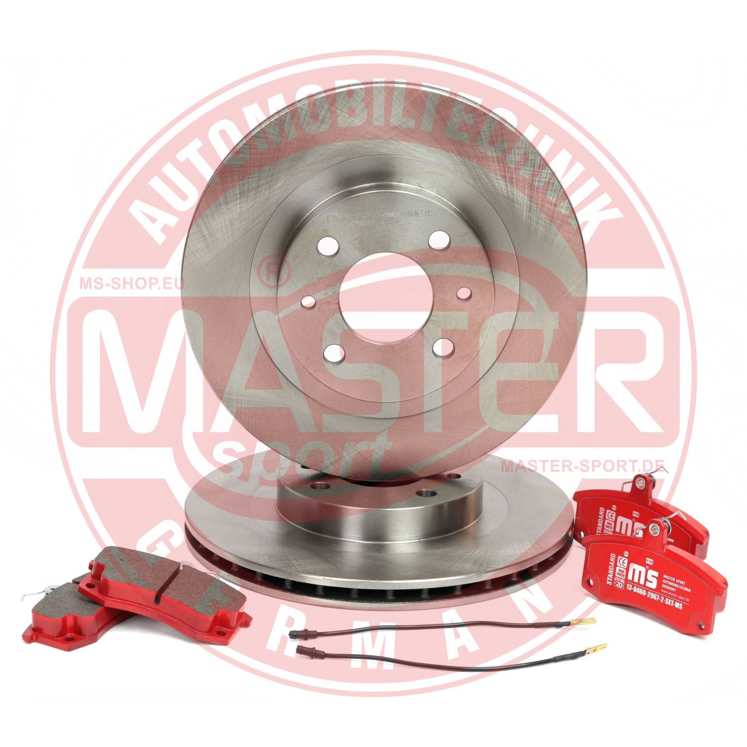 Zestaw do hamulców, hamulce tarczowe MASTER-SPORT GERMANY 201401450