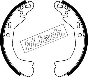 Zestaw szczęk hamulcowych FRI.TECH. 1027.006