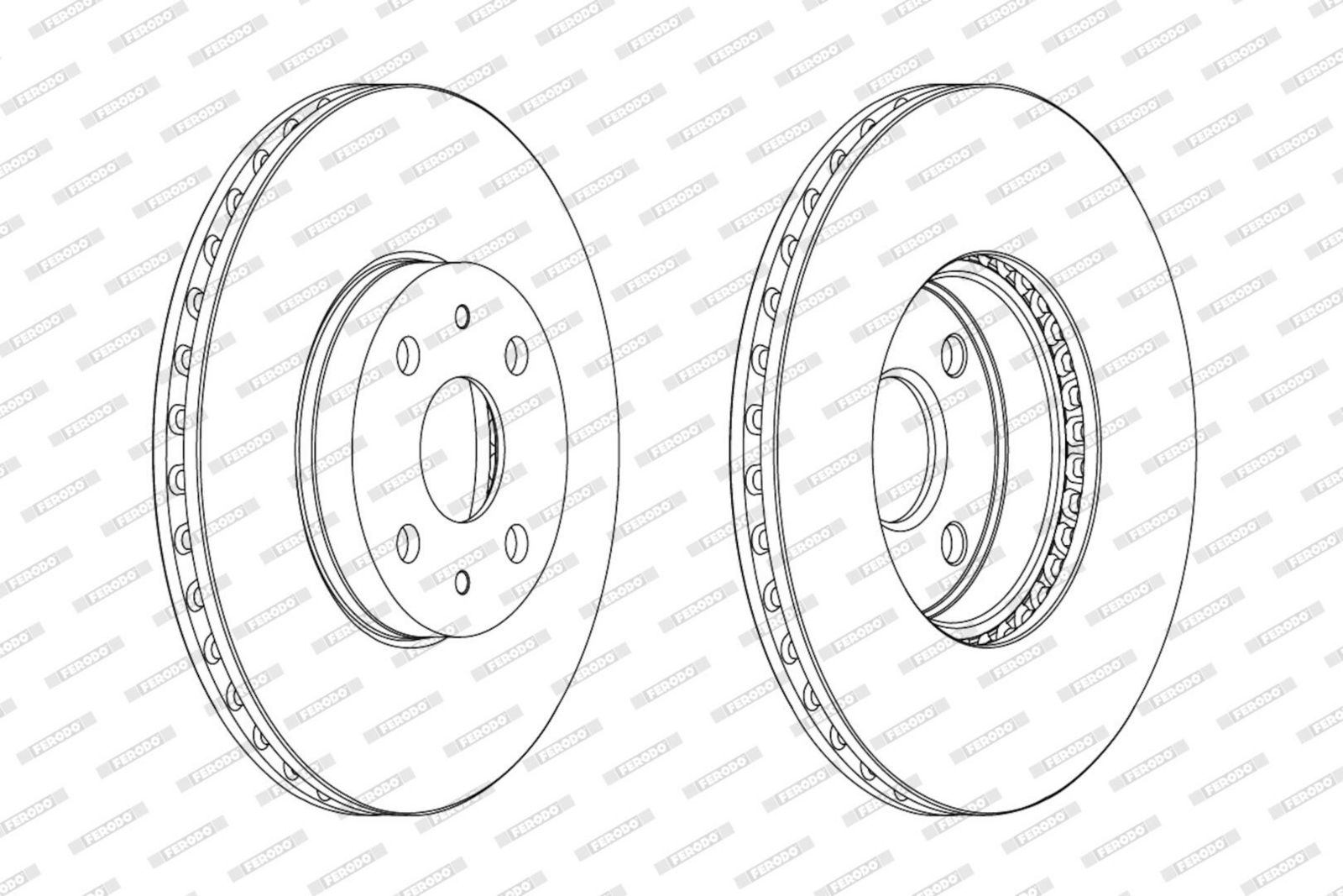 Disc frana FERODO DDF1780C