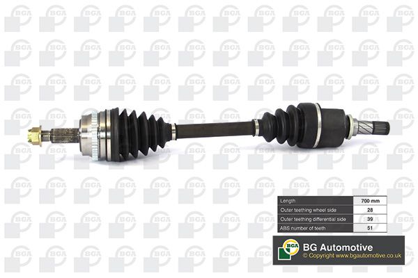 Wał napędowy BGA DS9528L