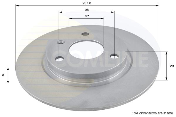 Tarcza hamulcowa COMLINE ADC1501