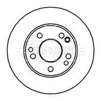 Tarcza hamulcowa BORG & BECK BBD4871