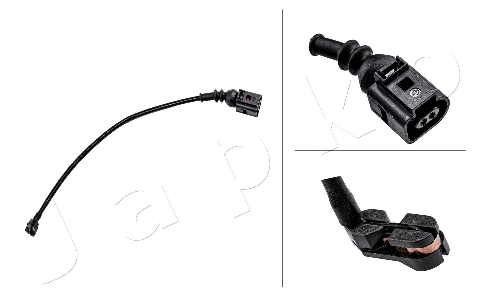 Styk ostrzegawczy, zużycie okładzin hamulcowych JAPKO BPW-129