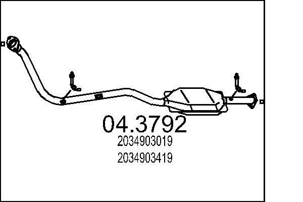 Katalizator MTS 2034903419