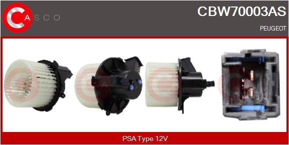 vnitřní ventilátor CASCO CBW70003AS