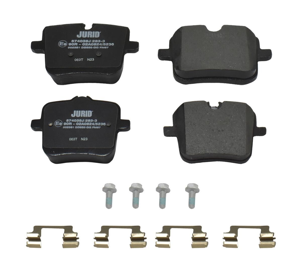 Комплект тормозных колодок, дисковый тормоз