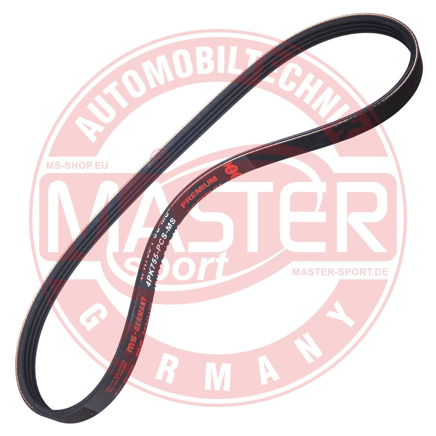 Pasek klinowy wielorowkowy MASTER-SPORT GERMANY 4PK755-PCS-MS