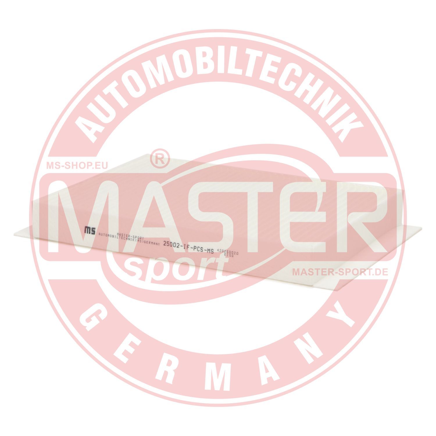 Filtr, wentylacja przestrzeni pasażerskiej MASTER-SPORT GERMANY 25002-IF-PCS-MS