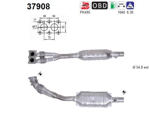 Katalizator AS 1J0254501X