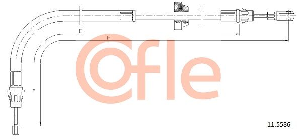 Cięgło, hamulec postojowy COFLE 11.5586