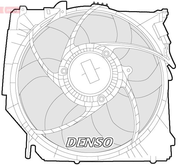 Wentylator, chłodzenie silnika DENSO DER05005