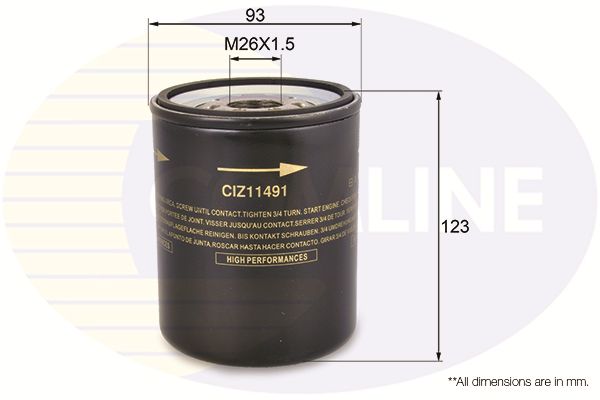 Filtr oleju COMLINE CIZ11491